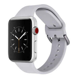 WareWel Apple Watch Compatible Smooth Ultra Flexible Silicone Band - WareWel