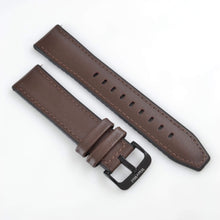 Load image into Gallery viewer, WareWel Sport Leather and Silicone Hybrid Replacement Watch Strap with Quick Release - WareWel
