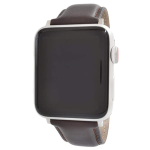WareWel Apple Watch Compatible Genuine Smooth Leather Replacement Strap - WareWel
