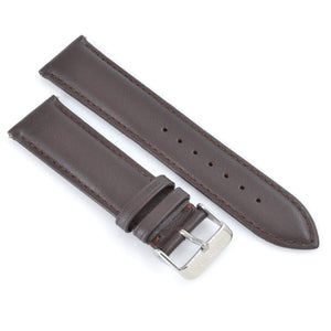 WareWel Genuine Smooth Leather Replacement Watch Strap with Quick Release - WareWel
