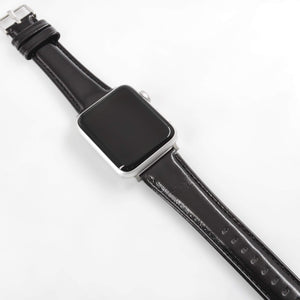 WareWel Apple Watch Compatible Genuine Leather Replacement Watch Strap - WareWel