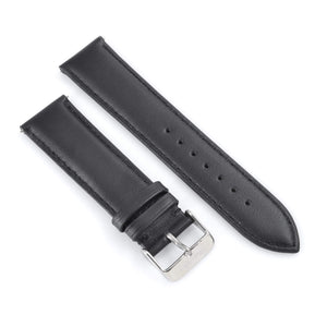 WareWel Genuine Smooth Leather Replacement Watch Strap with Quick Release - WareWel