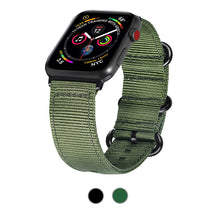 Load image into Gallery viewer, WareWel Apple Watch Compatible Rugged Nylon Replacement Band - WareWel
