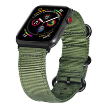 Load image into Gallery viewer, WareWel Apple Watch Compatible Rugged Nylon Replacement Band - WareWel
